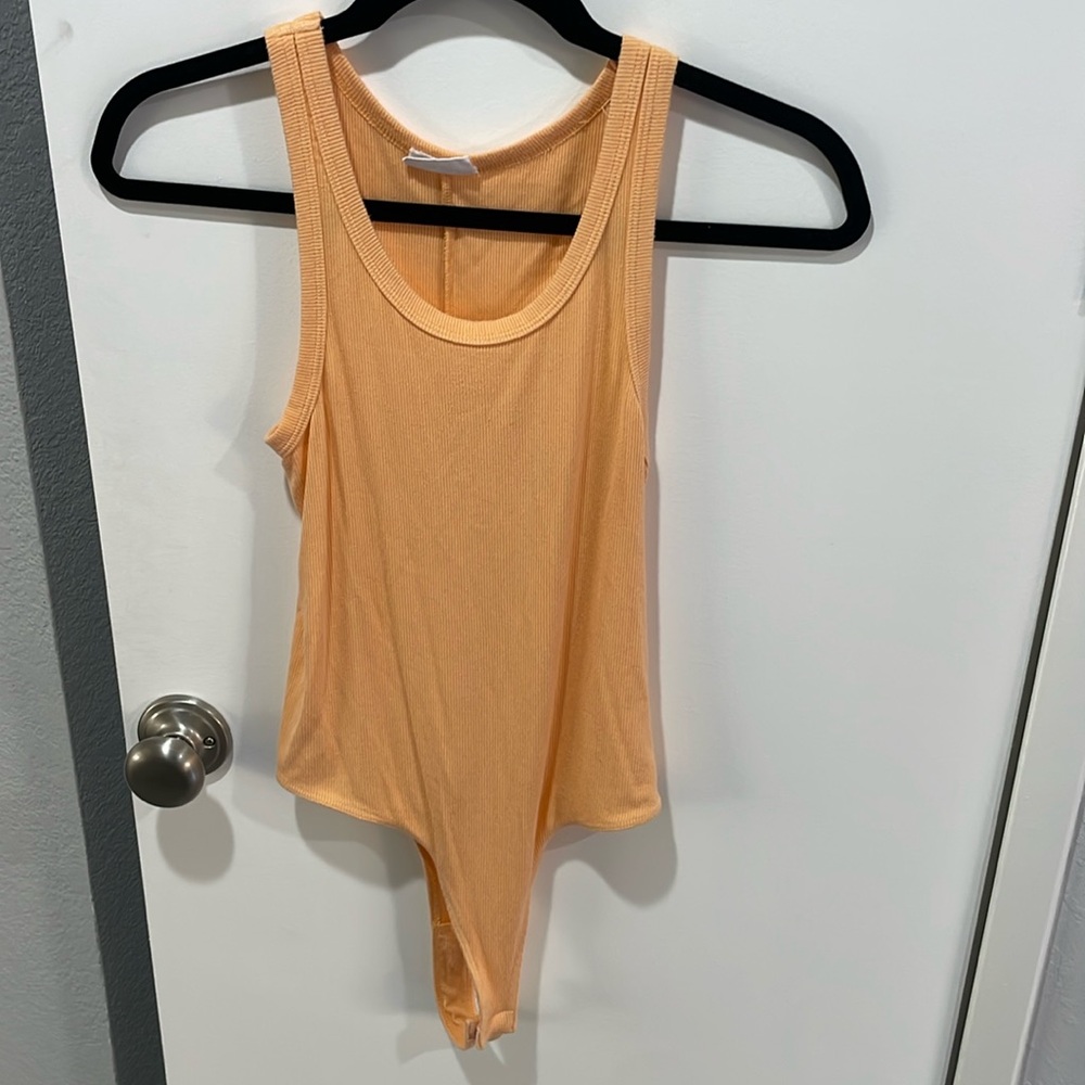 Clyque Jenna Bodysuit, tangerine, size medium